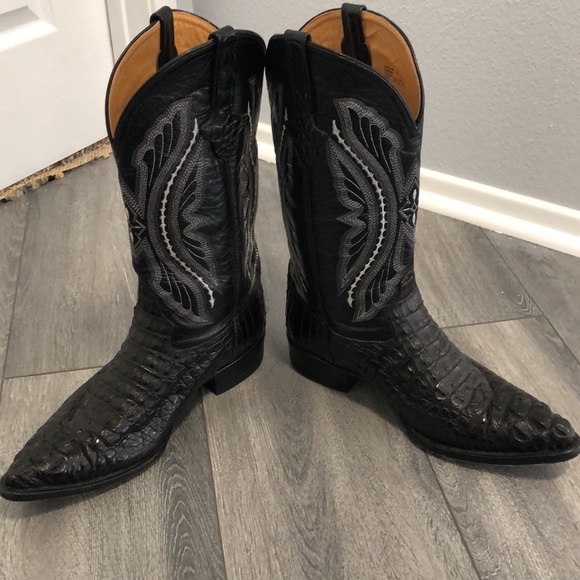 Ferrini Alligator Boots Size 12 - Picture 4 of 8